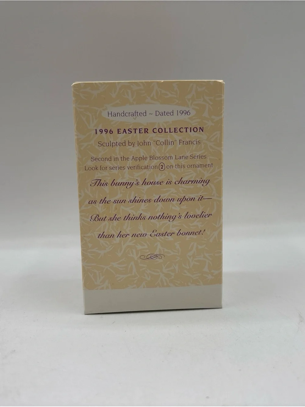 Hallmark Keepsake Ornament 1996 Vintage Apple Blossom Lane Collector’s Series